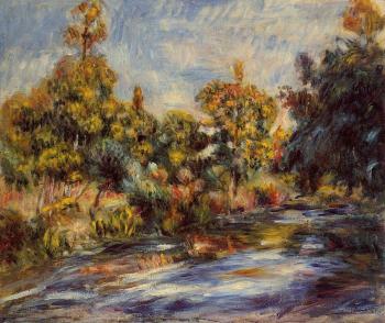 皮埃爾 奧古斯特 雷諾阿 Landscape with River 皮埃爾 奧古斯特 雷諾阿 Landscape with River